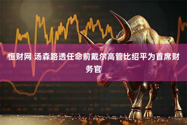 恒财网 汤森路透任命前戴尔高管比绍平为首席财务官